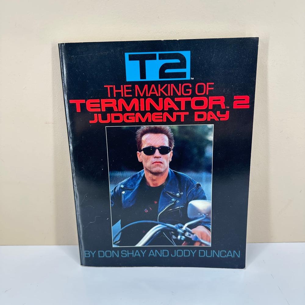 Making of Terminator 2 Book Paperback T2 1991 Bantam Arnold Schwarzenegger